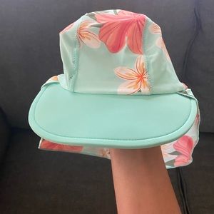 Floral print Swim hat